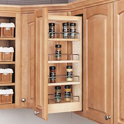5 in. Pull-Out Wood Wall Cabinet Organizer R6498
