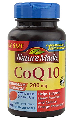 CoQ10 200mg 80 Softgels Dietary Supplement G68238
