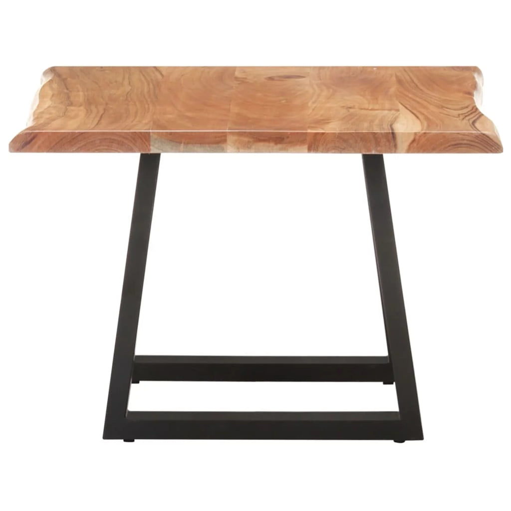 Acacia Wood Coffee Table with Iron Legs Q790