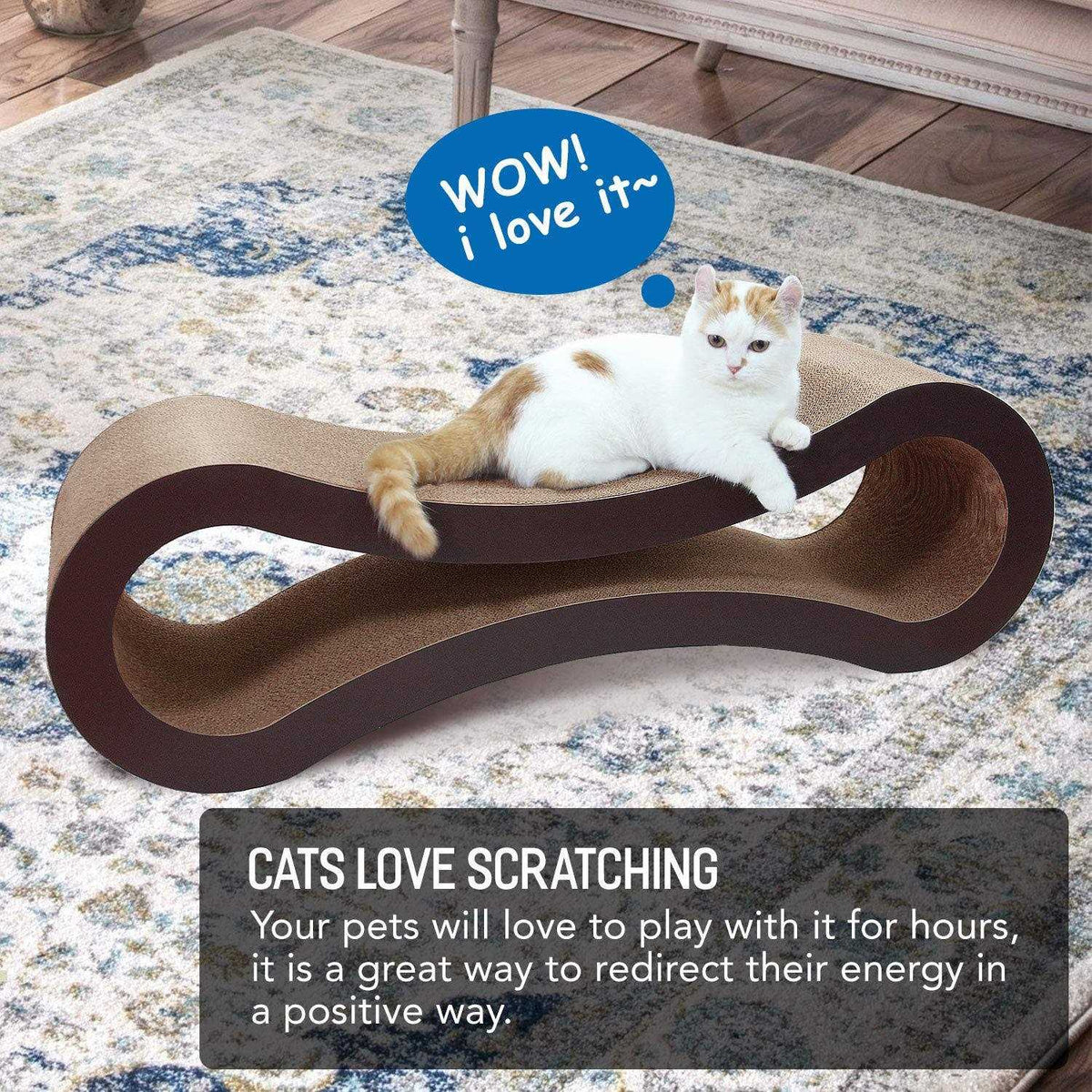 Cat Scratcher Cardboard Scratching Pad Q95467