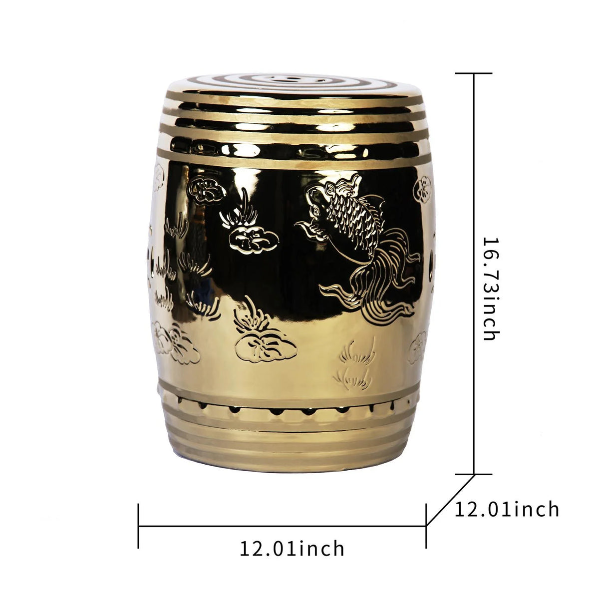 Gold End Table N142632