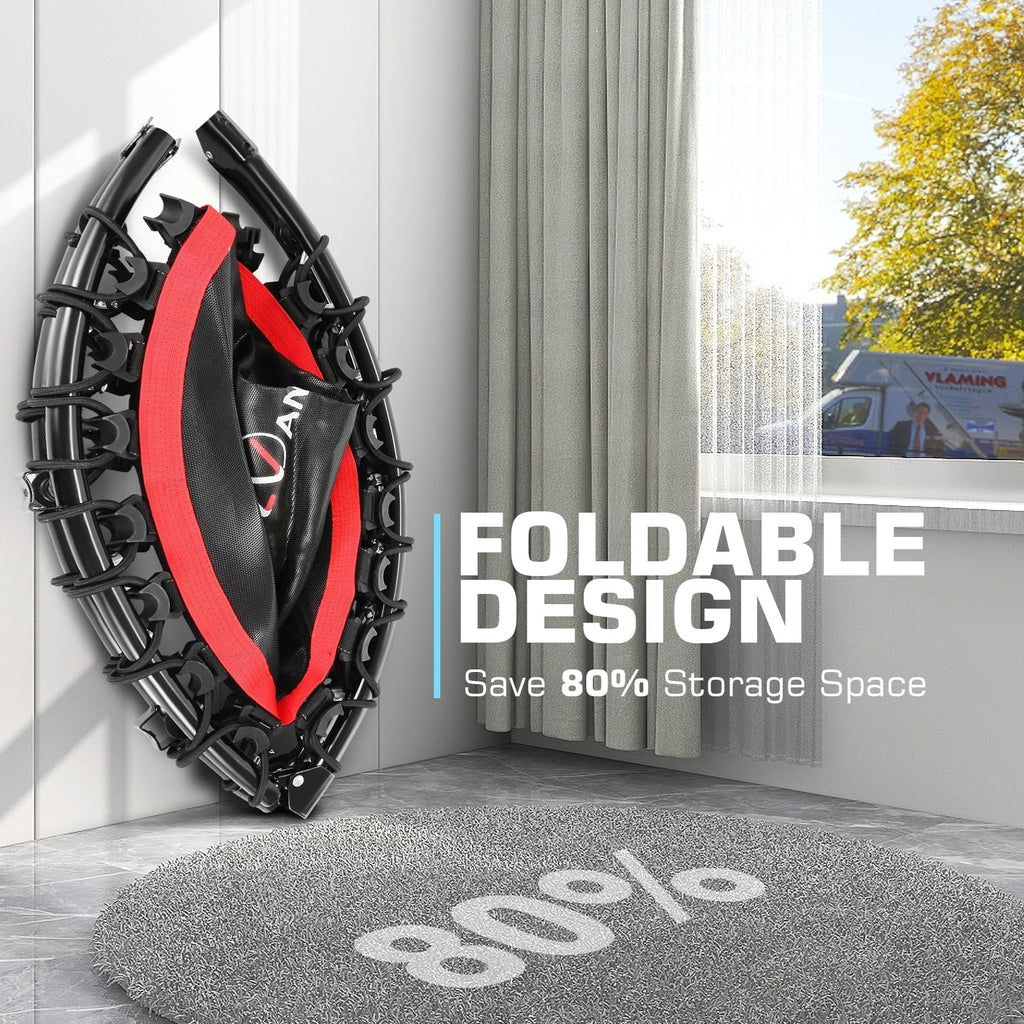 Foldable Mini Trampoline with Bungees I278