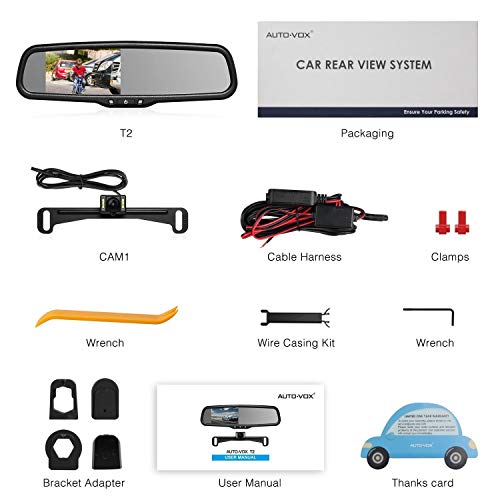4.3" Rear View Mirror Camera with Night Vision Backup Camera B290365