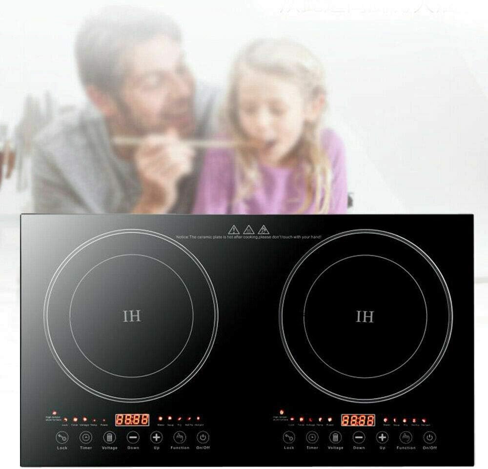 Dual Induction Cooktop 2400W Portable Electric Stove Burner Hot Plate R94030