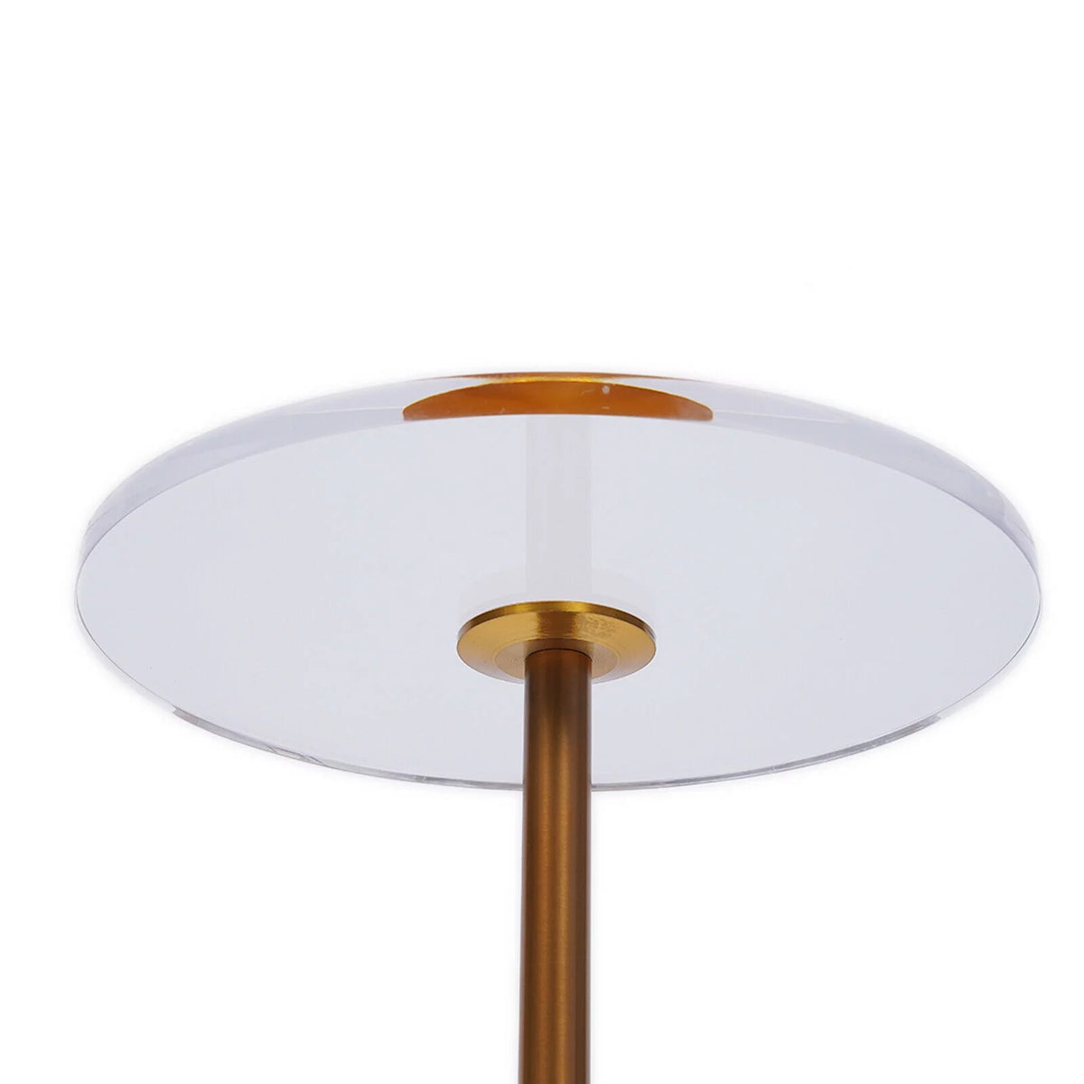 Clear Acrylic Round End Table W5117