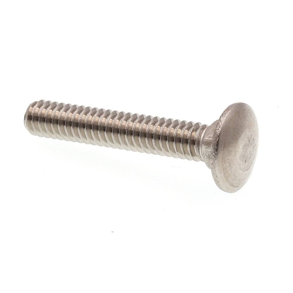 1/4 in.-20 x 1-1/2 in. Stainless Steel Carriage Bolts, 100-Pack T812