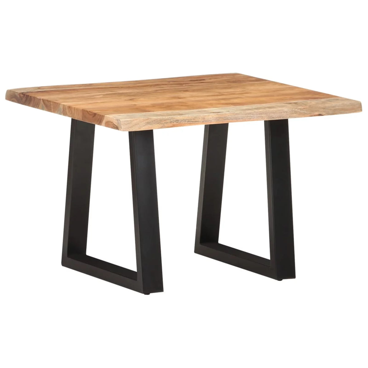 Acacia Wood Coffee Table with Iron Legs Q790