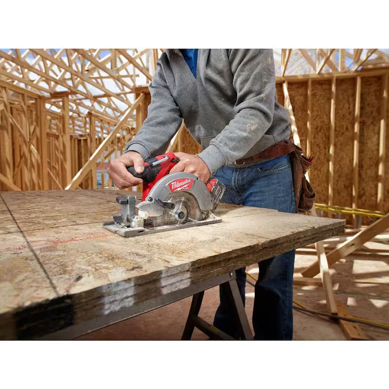 18V Brushless Cordless Circular Saw & Reciprocating Saw with 6.0Ah Batteries L334371