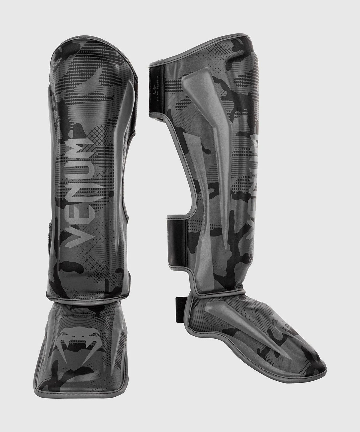 Black Dark Camo XL Shin Guards D585