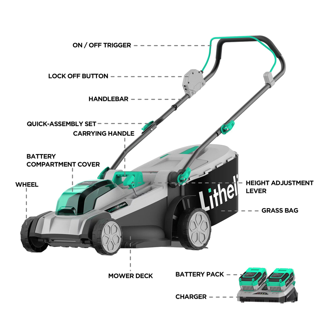 Cordless Lawn Mower with Brushless Motor G4585