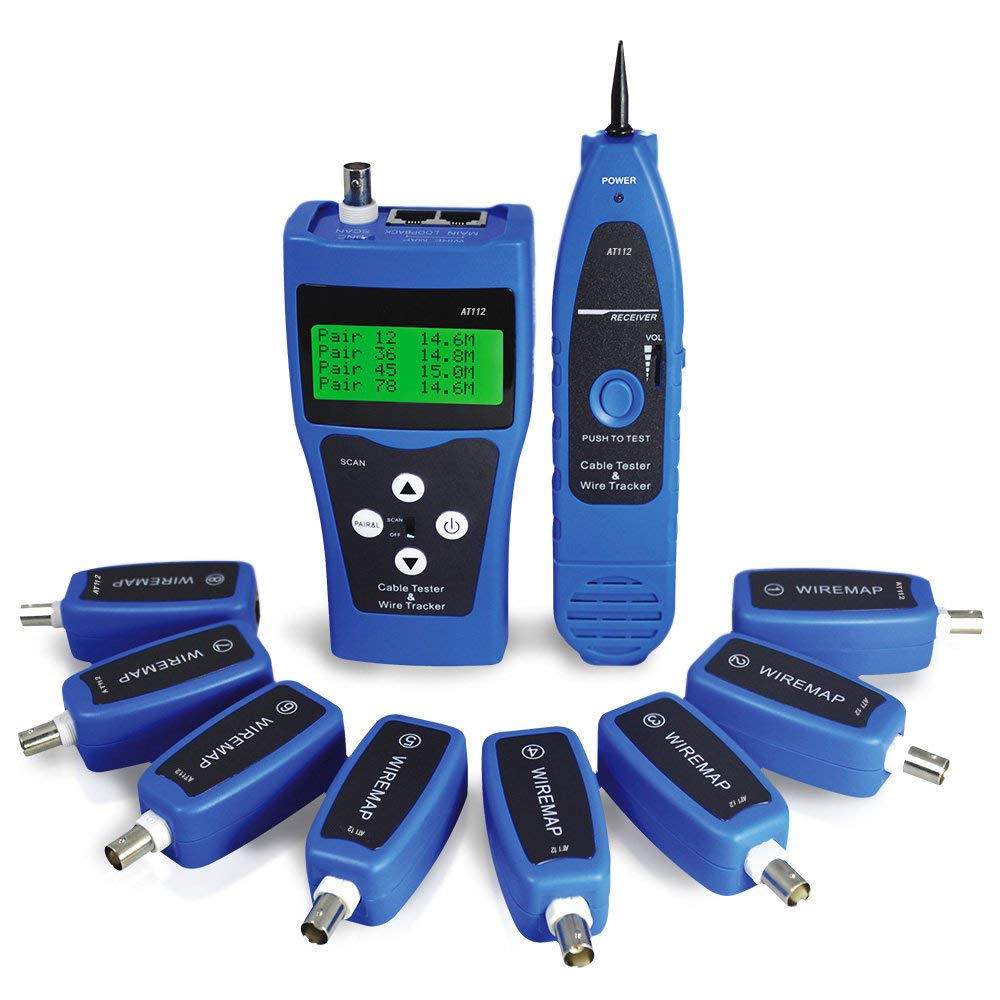 Network Ethernet LAN Phone Tester with 8 Far-end Jacks I78162