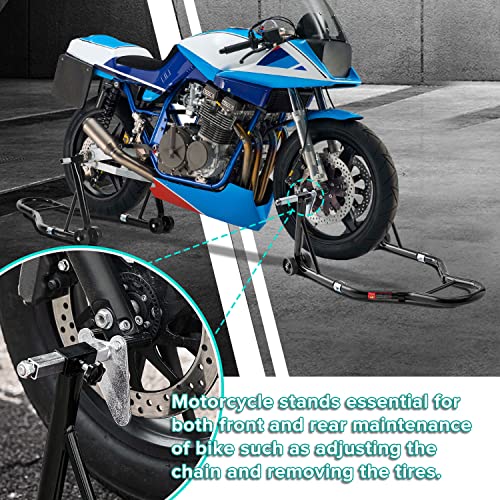 Motorcycle Rear Wheel Lift Stand Red Q1255