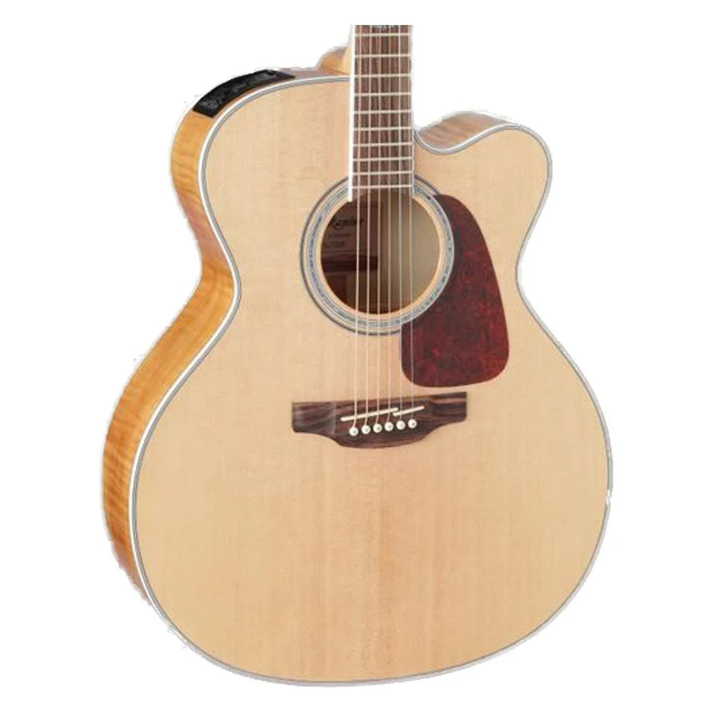 Natural Jumbo Cutaway Acoustic-Electric Guitar Q25776