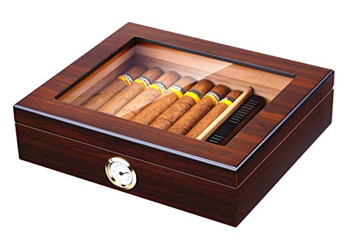 Cedar Cigar Humidor with Humidifier and Hygrometer H440542