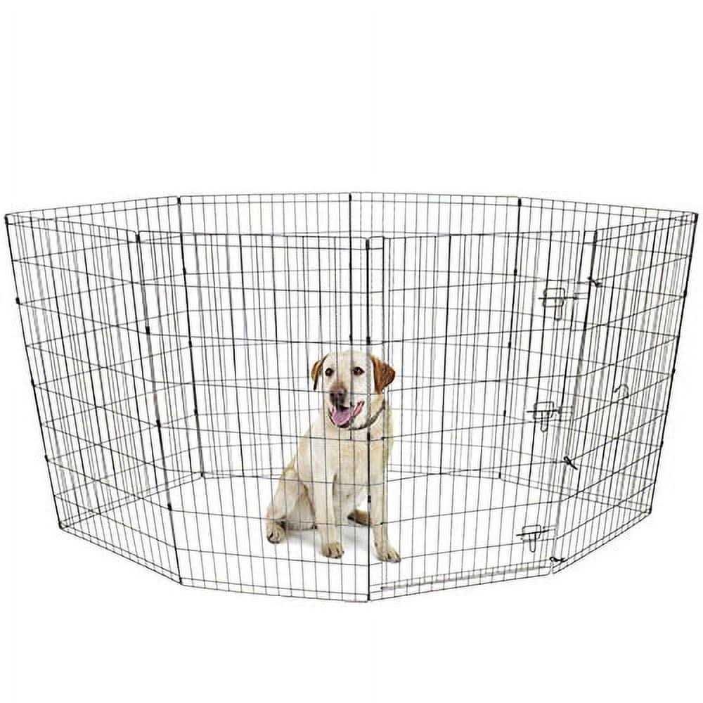 8 Panel Pet Exercise Play Pen with Door J3928