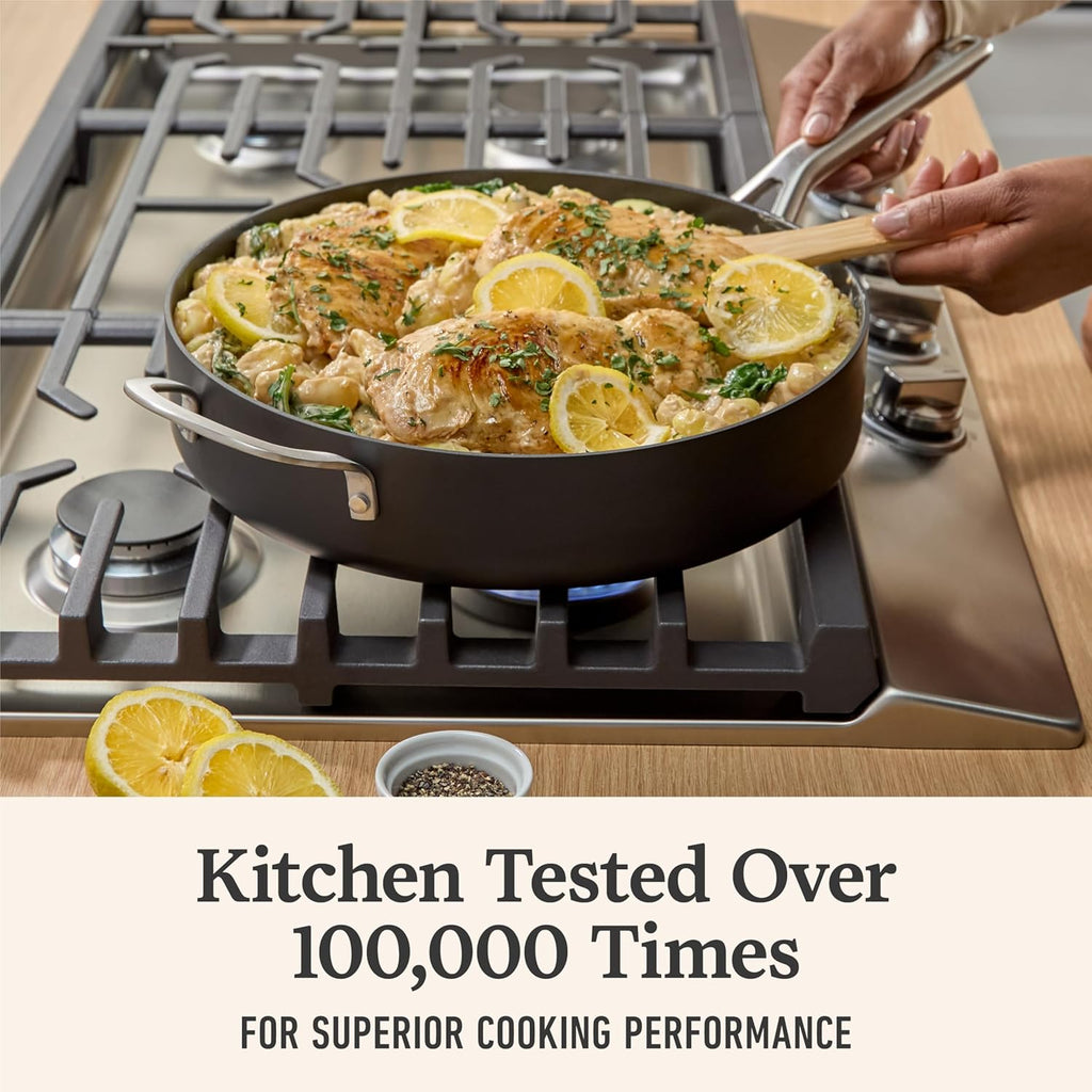 Hard-Anodized Nonstick 5-Qt Sauté Pan with Lid P56968
