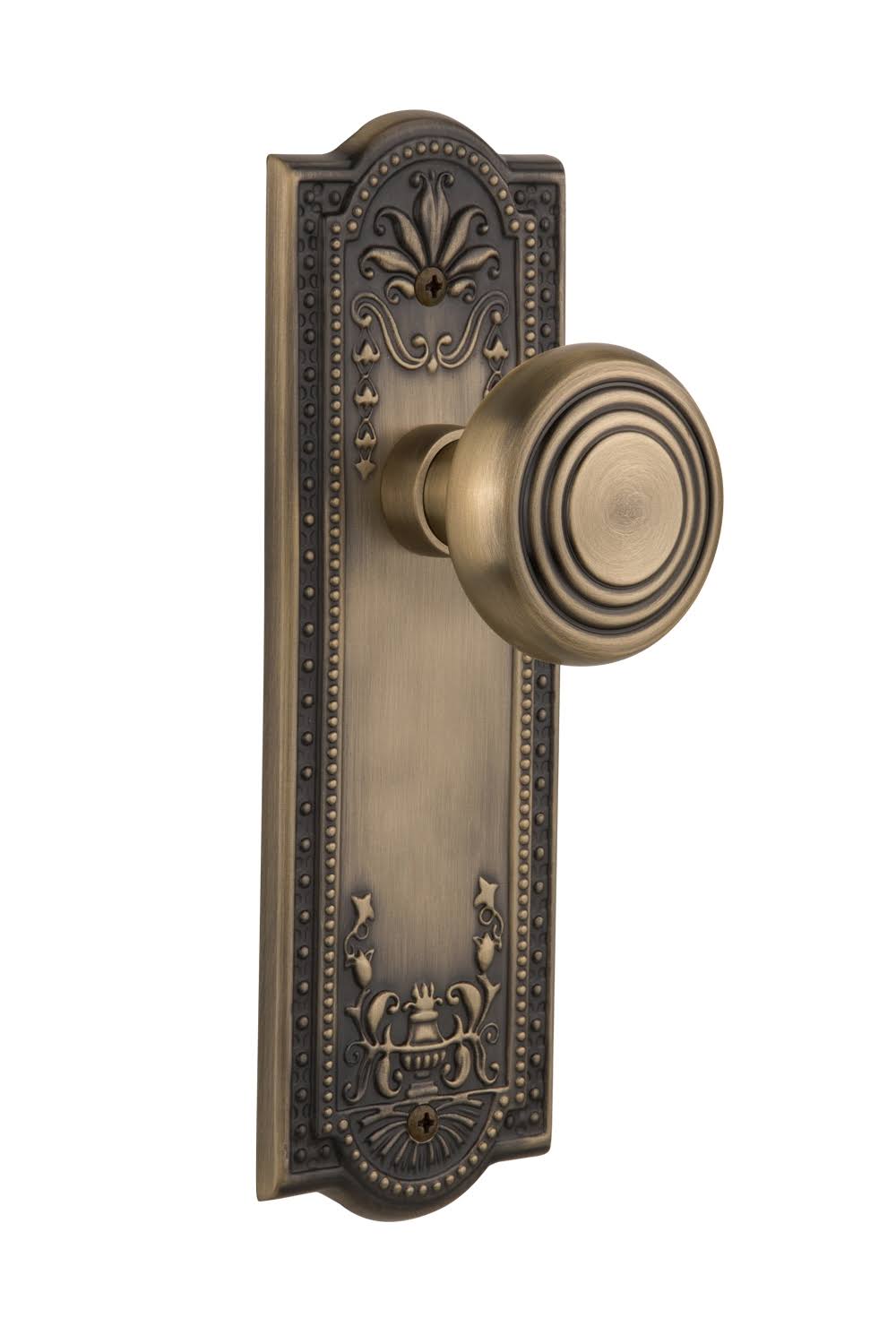 Antique Brass Passage Door Knob C9329