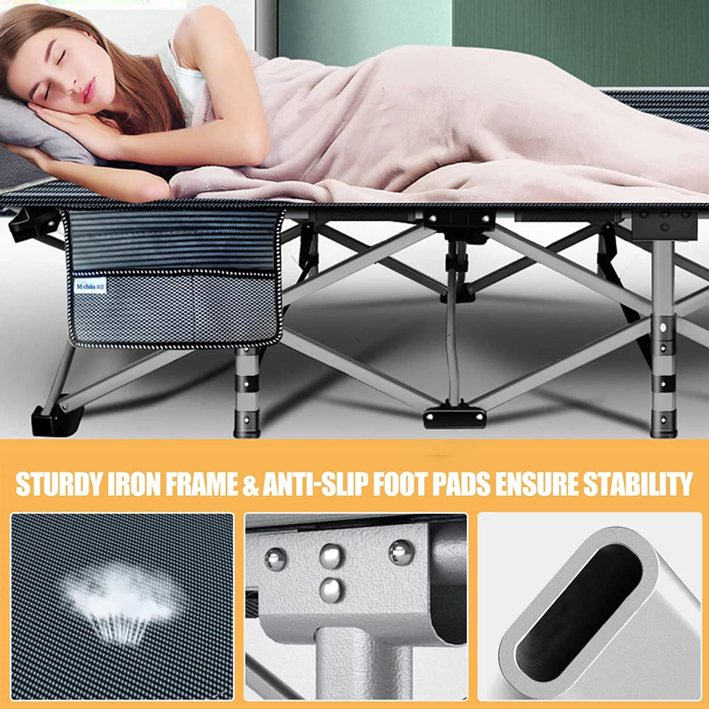 Folding Bed with Mattress and Carrying Bag U244630
