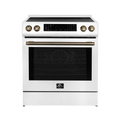 White Induction Range with Air Fry and Self-Clean B5354