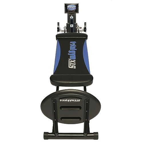 Total Body Training Home Gym Workout Machine with Squat Stand, Leg Pull, 2 Ankle Cuffs, and Exercise Chart I501