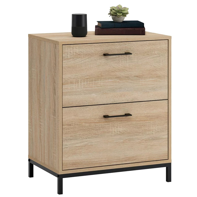 Traditional Engineered Wood Lateral File Cabinet U70561