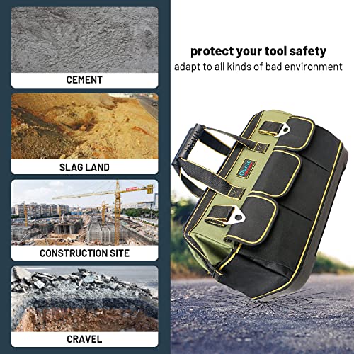 17 Inch Large Heavy Duty Tool Bag with Shoulder Strap Q672