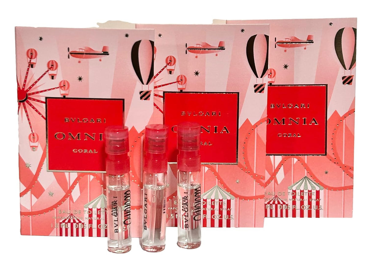 1.5 ml / 0.05 Fl Oz Eau De Toilette Spray Sample Vials (Pack of 3) D84115