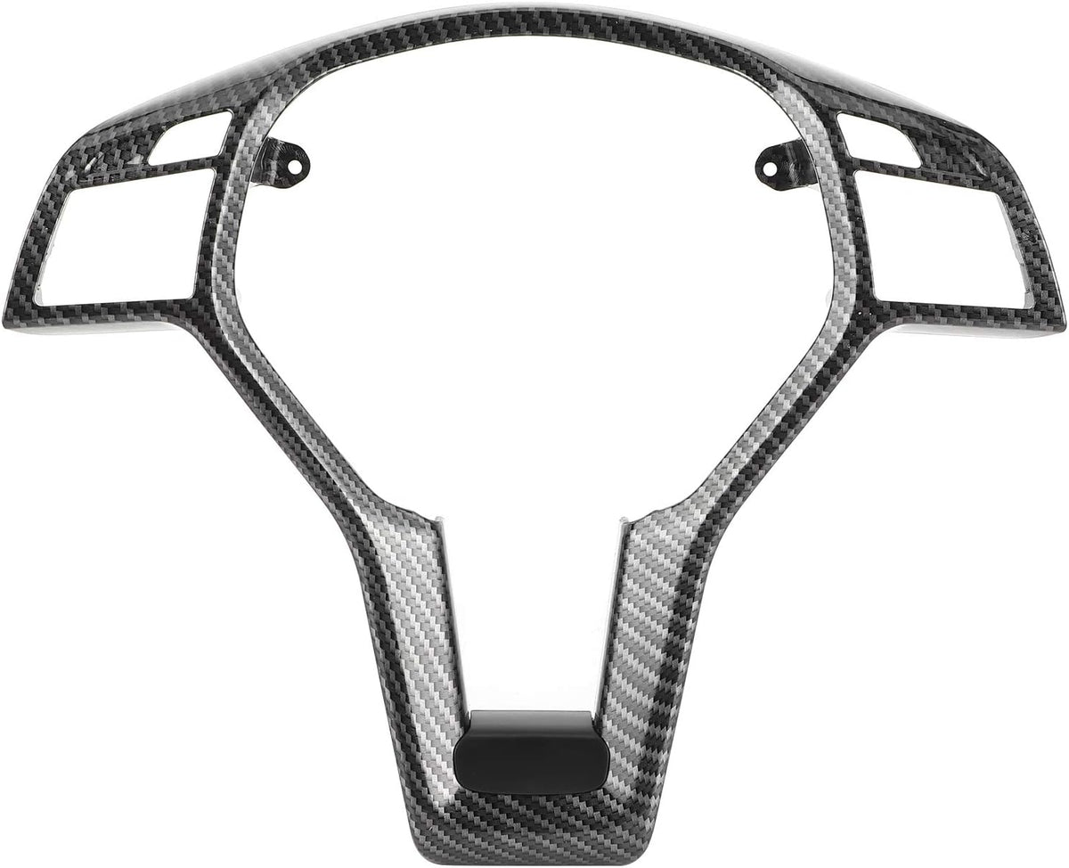 Carbon Fiber Steering Wheel Cover Trim Sticker Kit Car Interior Decoration W727541