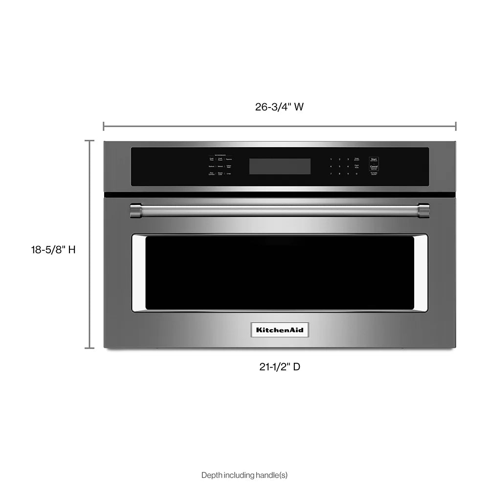 Black Stainless Steel Built In Microwave M8221