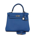 Kelly Retourne 25 Bleu France Swift Palladium Hardware O962932