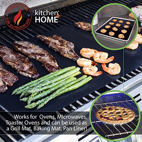 Oven Liner Set of 2 – Heavy Duty Non-stick Reusable Oven Liner K588