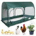 Green Pop-Up Chicken Pen with 3 Doors and Handbag G8972