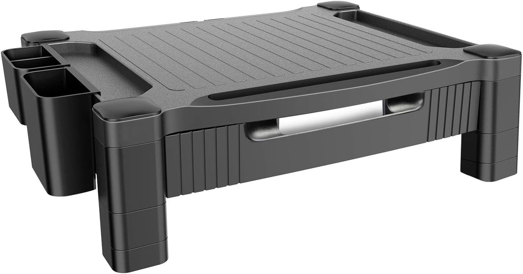 Monitor Stand with Drawer, Adjustable Computer Riser, Pack of 2 B46025