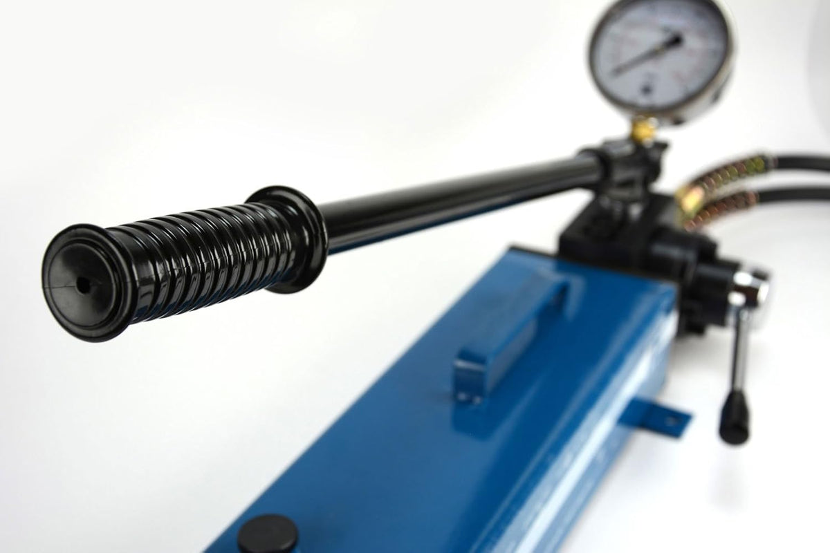 Manual Hand Hydraulic Power Pack Pump 2 Stage, Double Acting 10k psi 183 Cubic in Capacity G27451