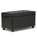 Contemporary Storage Ottoman in Tann N8421