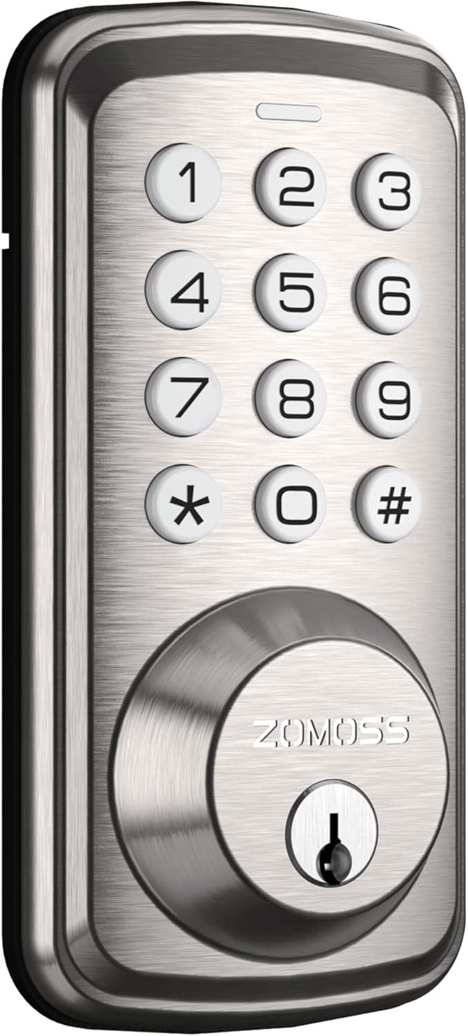 Oil Rubbed Bronze Electronic Keypad Deadbolt Lock, Pack of 2 J756