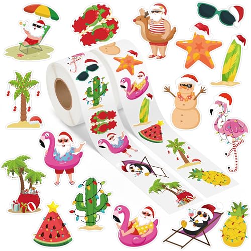 Black Cat Sticker 1000Pcs 2 Rolls 16 Patterns Waterproof Self-Adhesive Decals Y224