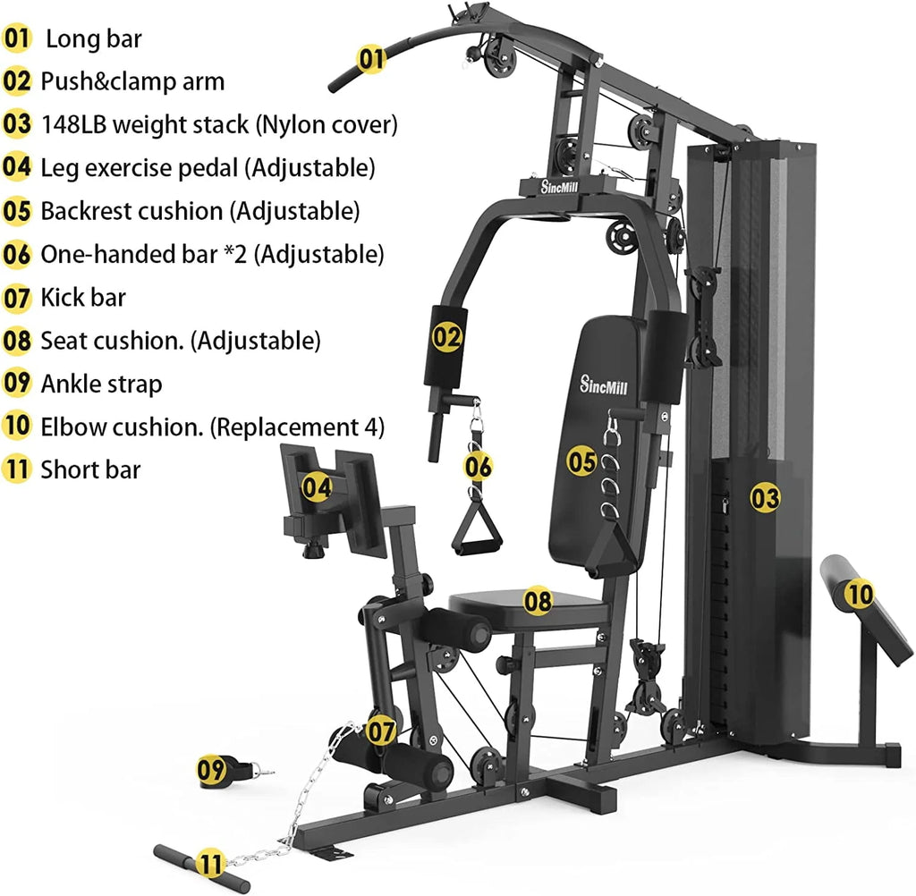Multifunctional Full Body Home Gym Equipment W578
