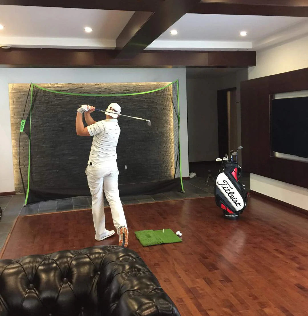 10 x 7ft Golf Net and Practice Mat D737