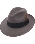 Beaver Fur Felt Fedora Hat Size 7 1/4 Caribou R503