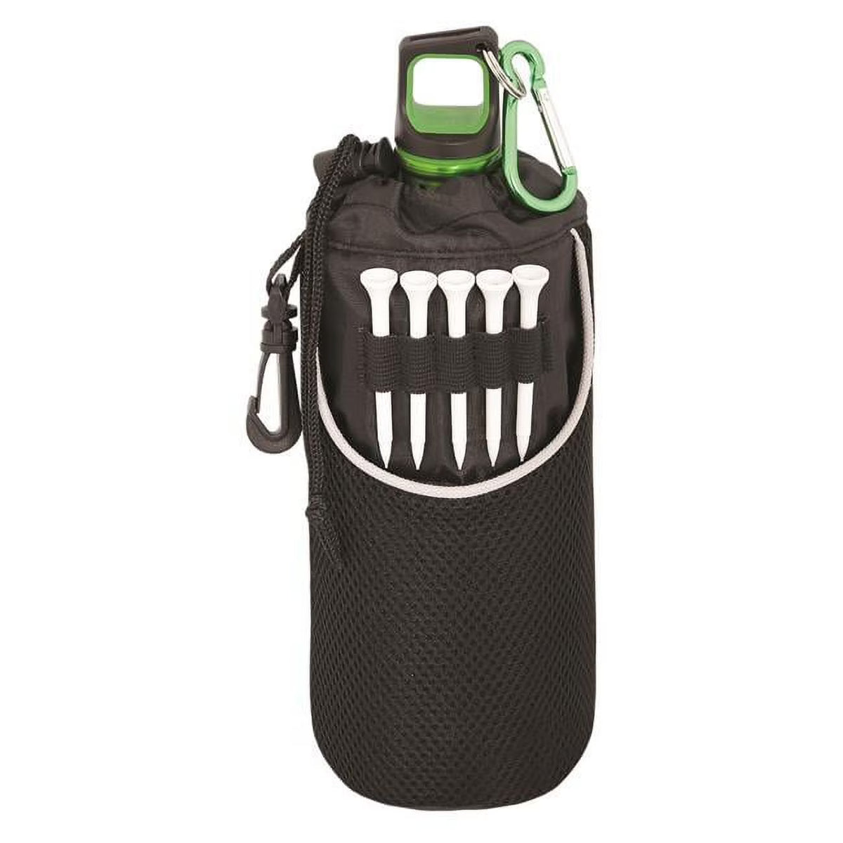 Black with Grey Piping Bottle Holder Q487