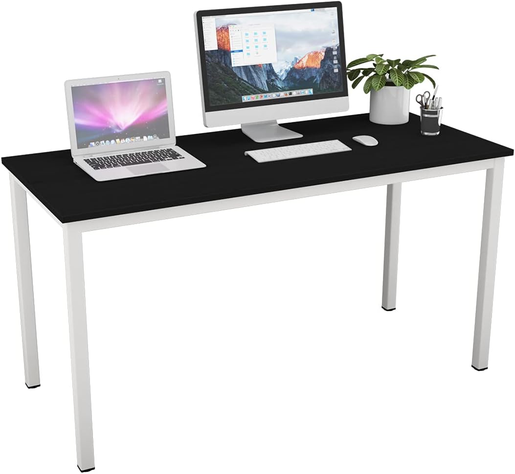 White Black 63 inches Computer Desk A254047