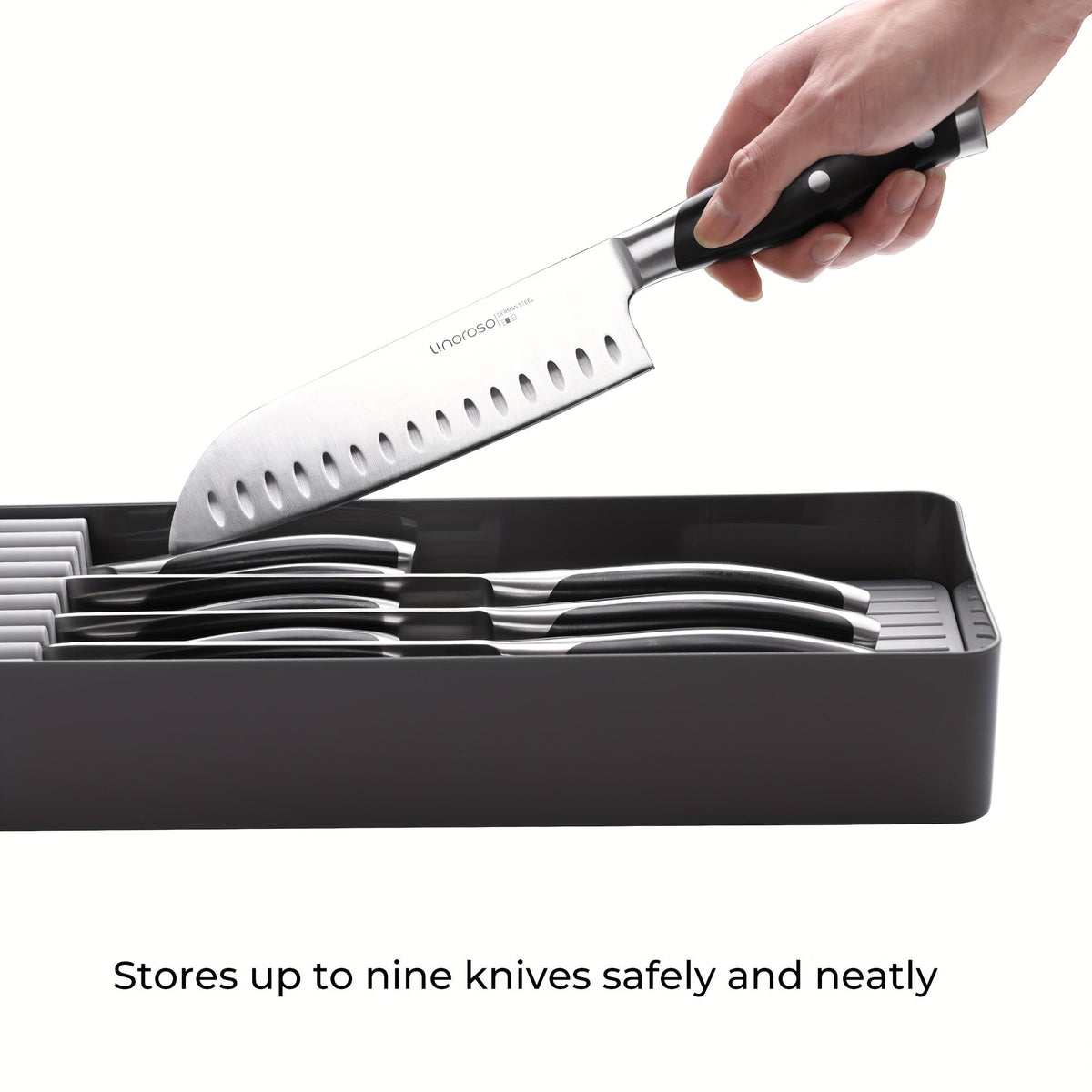 Knife Drawer Organizer for 9 Knives T5070