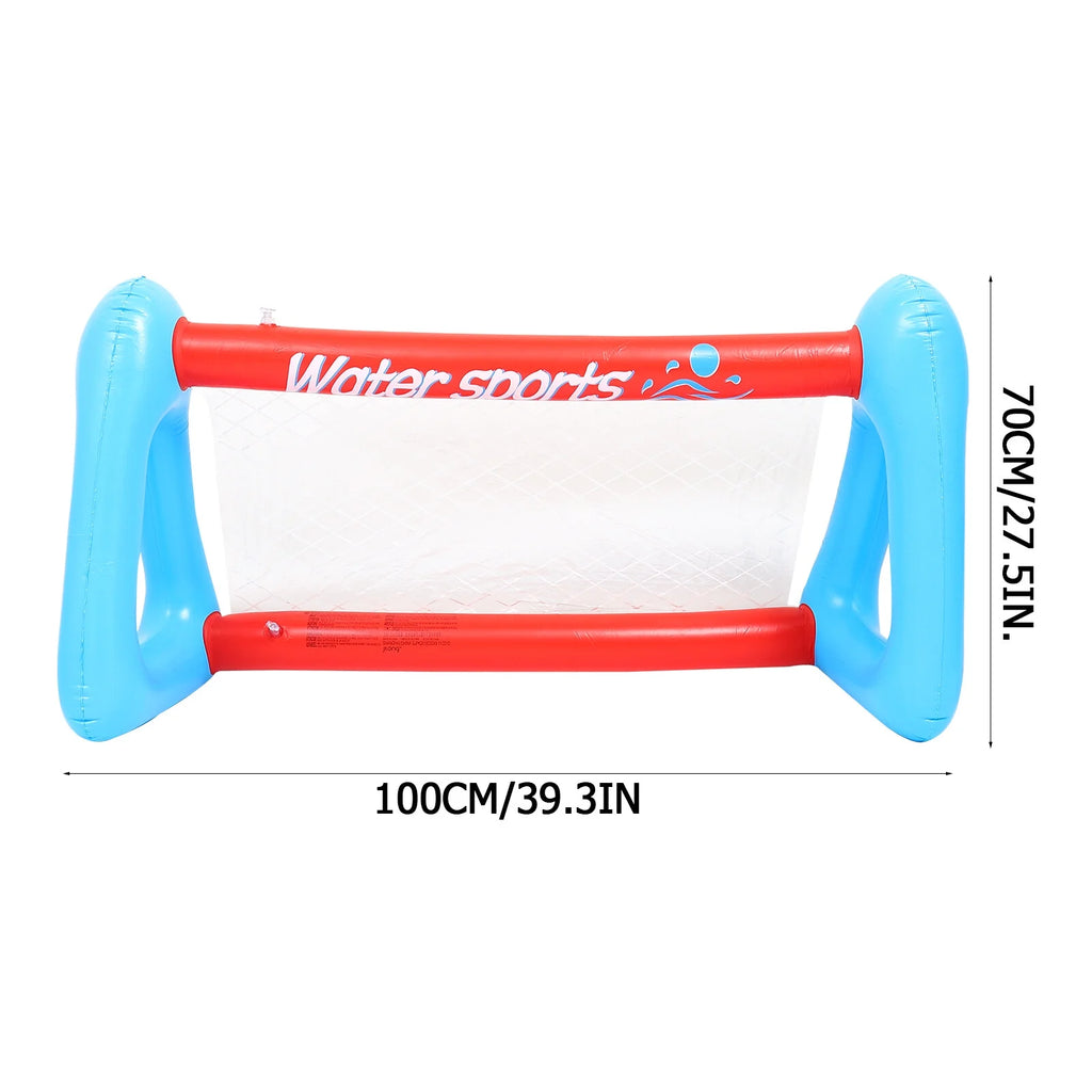 Inflatable Pool Float Set with Volleyball Net and Volleyballs L938167