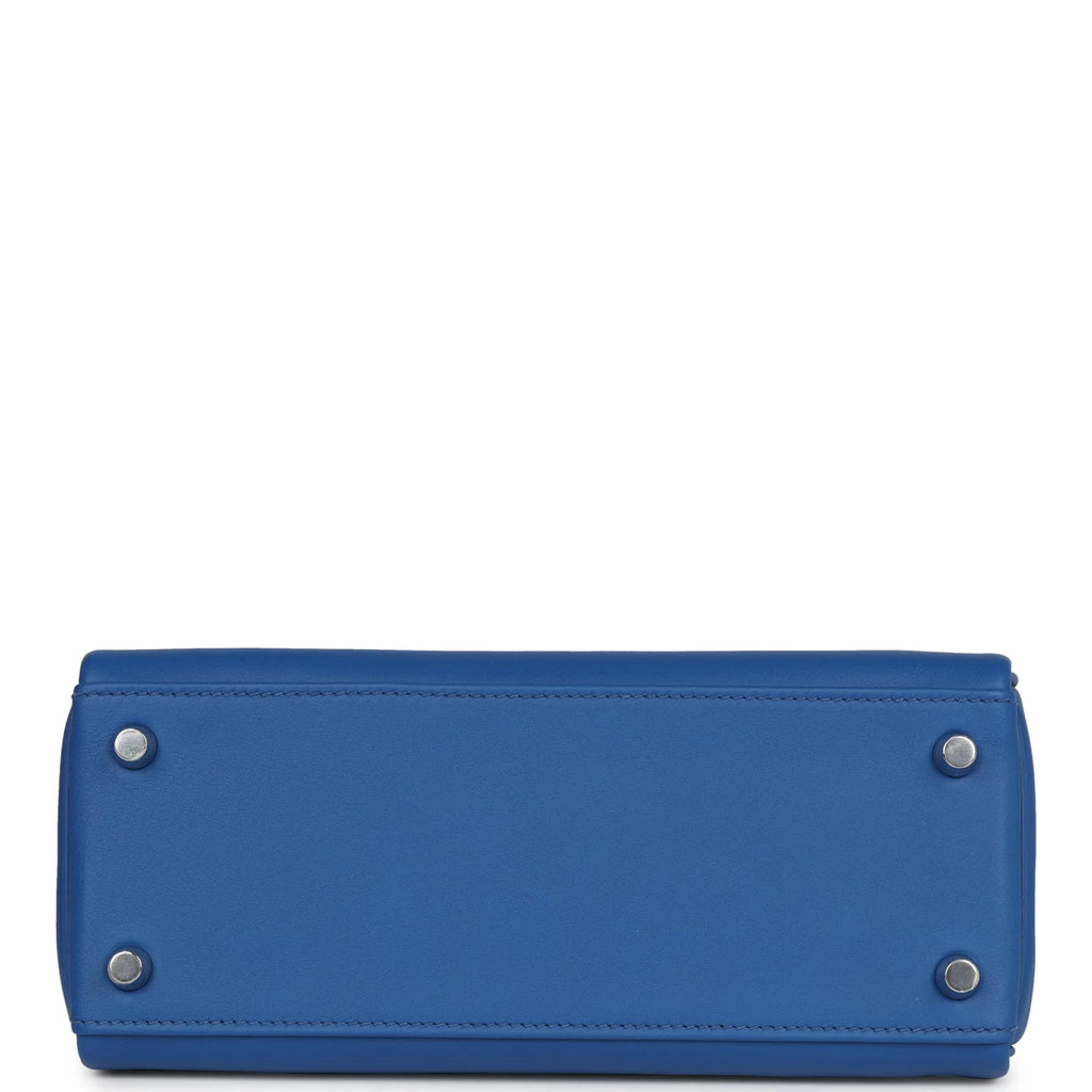 Kelly Retourne 25 Bleu France Swift Palladium Hardware O962932