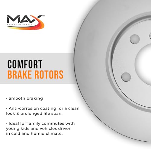 Front & Rear Ceramic Brake Kit with 12.01" Rotor I659080