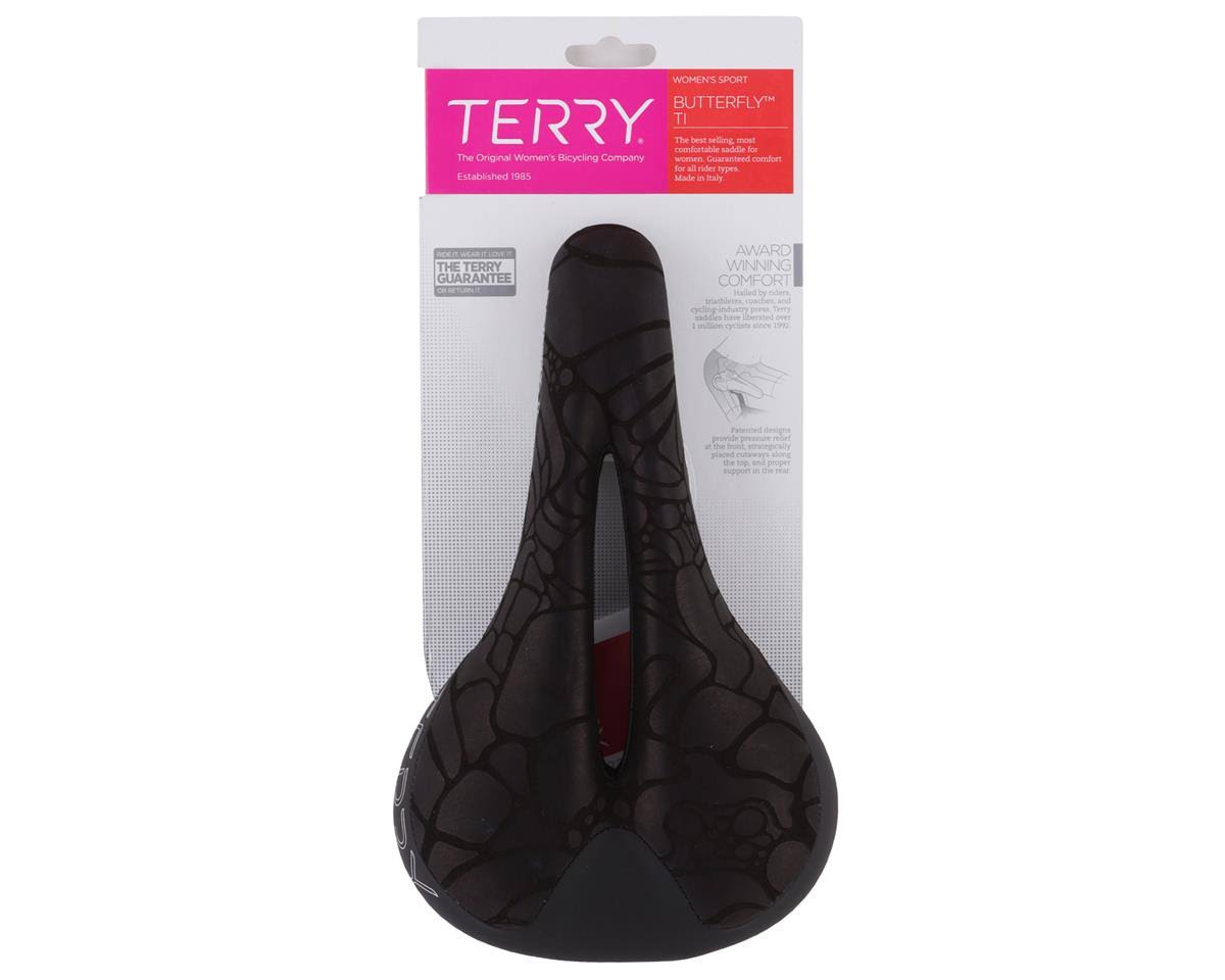 Black Terry Butterfly Ti Saddle K999