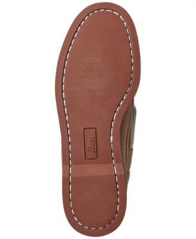 Womens Desert Sand Beige Removable Padded Insole Slip Resistant Round Toe Lace-Up Leather Loafers Shoes 11 M T7612