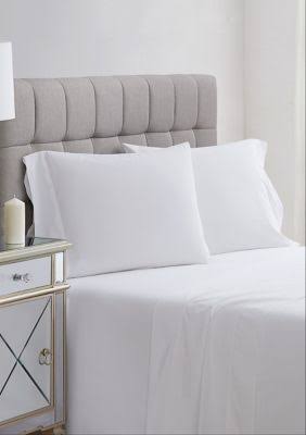 White Queen Percale Sheet Set O9003