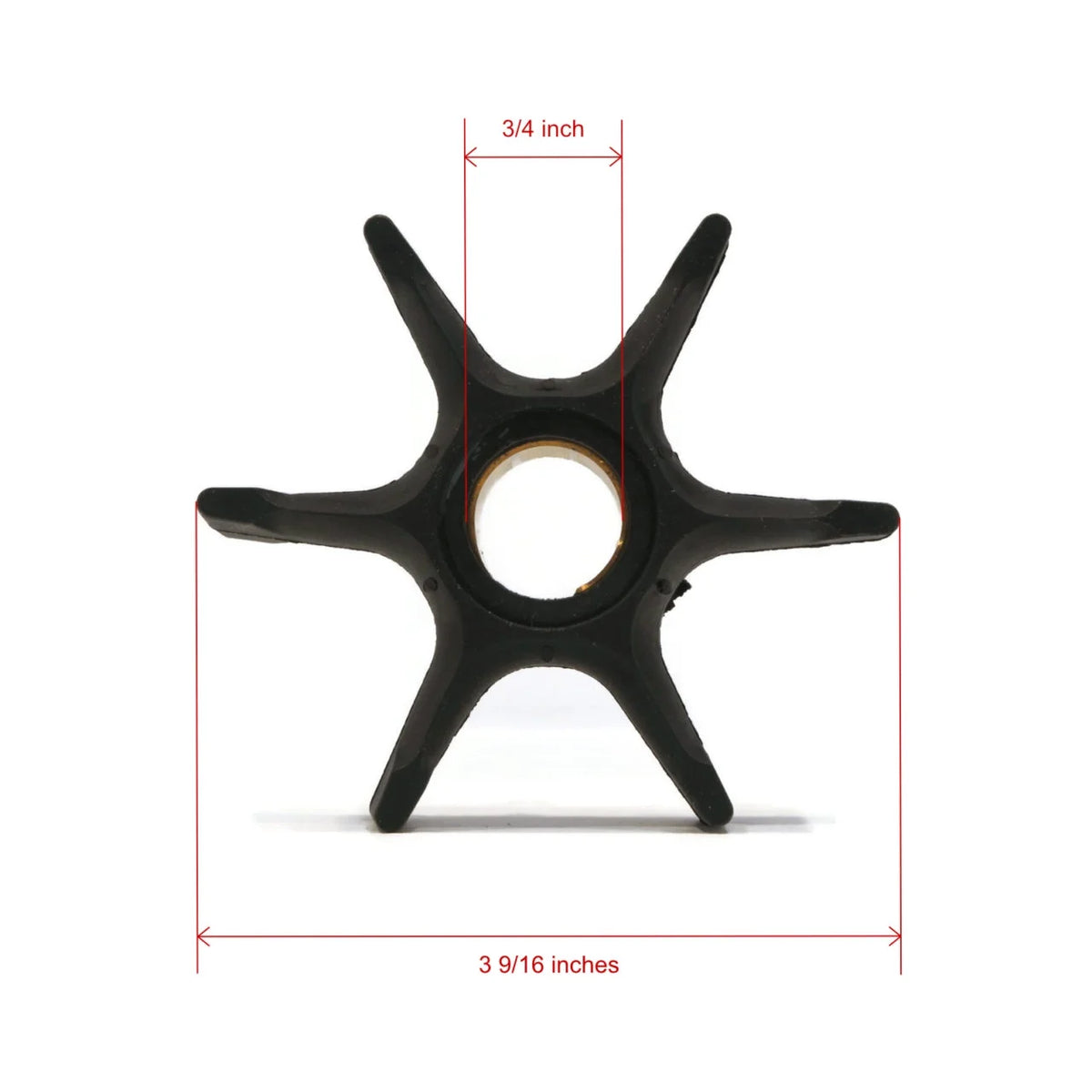 Water Pump Impeller Kit for 1984 Evinrude 75 HP Boat H2827